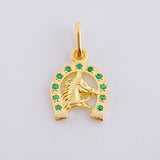 Dije Herradura Caballo 1.05 g / 1.8 cm Oro Amarillo 18K