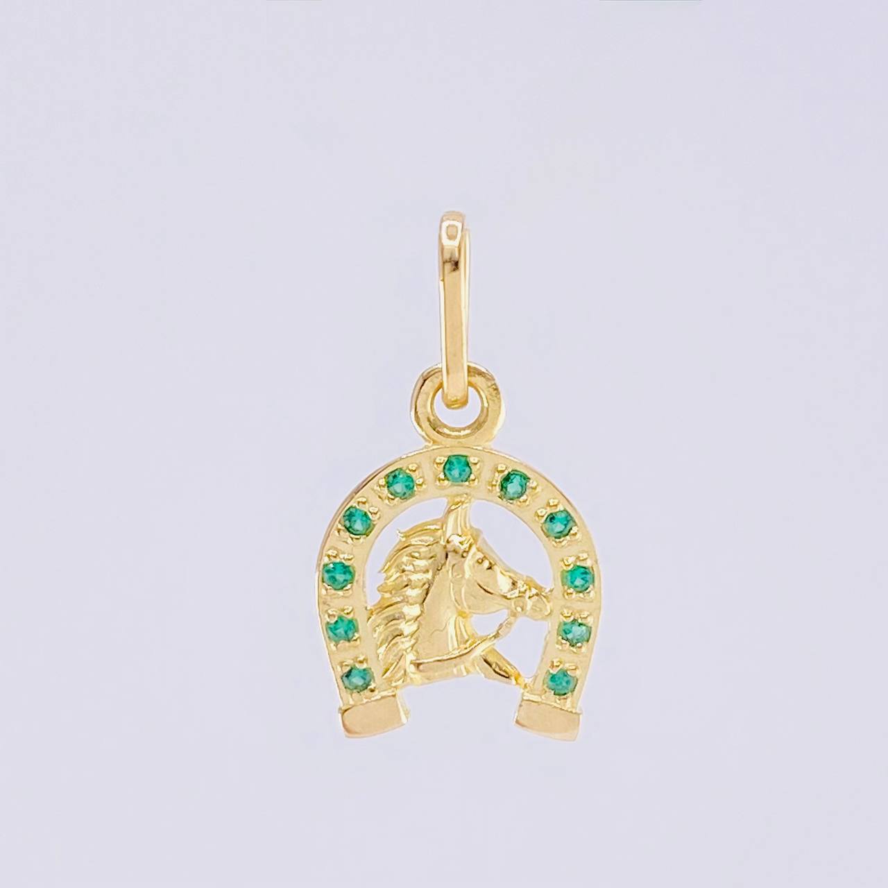 Dije Herradura Caballo 1.05 g / 1.8 cm Oro Amarillo 18K