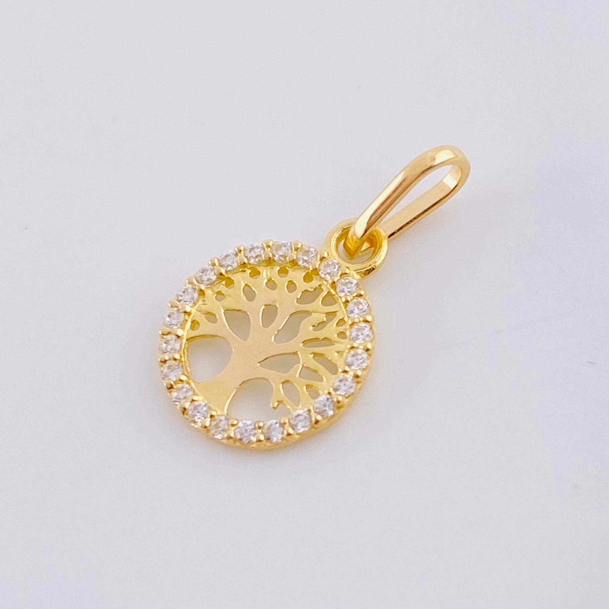 Dije Árbol De La Vida 0.6 g / 1.7 cm Oro Amarillo 18K
