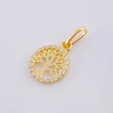 Dije Árbol De La Vida 0.6 g / 1.7 cm Oro Amarillo 18K