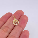 Dije Árbol De La Vida 0.6 g / 1.7 cm Oro Amarillo 18K