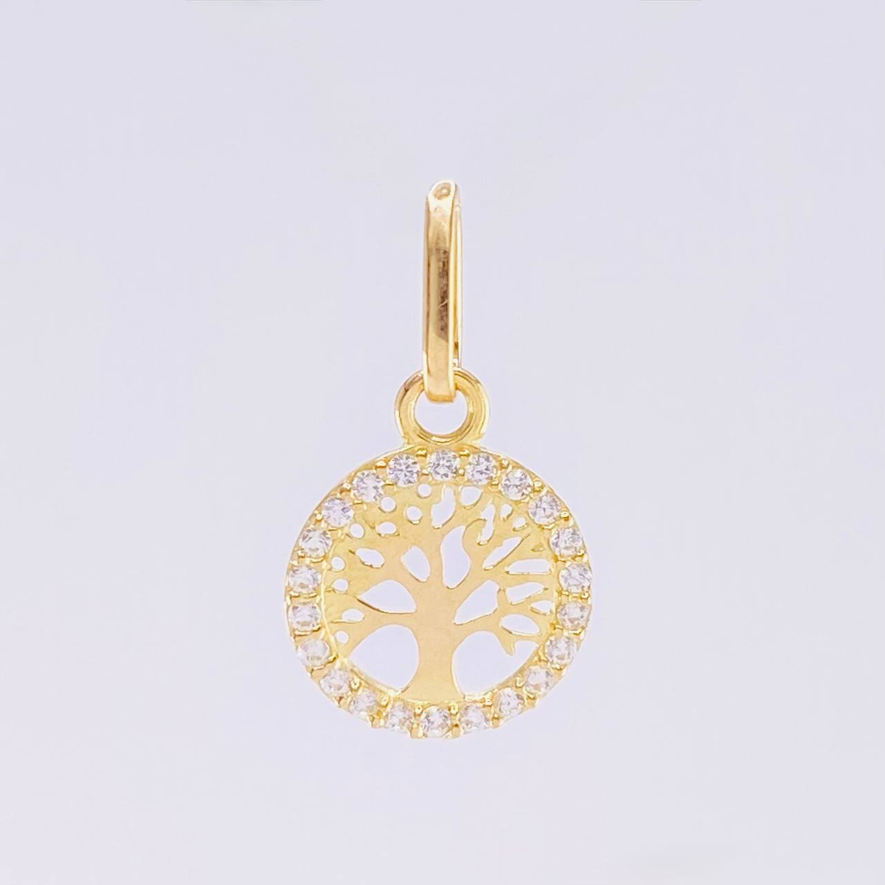 Dije Árbol De La Vida 0.6 g / 1.7 cm Oro Amarillo 18K