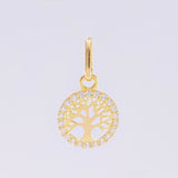 Dije Árbol De La Vida 0.6 g / 1.7 cm Oro Amarillo 18K