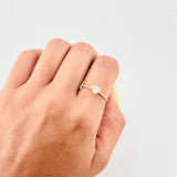 Anillo Corazón Burbuja 1.05 g / T7 Oro Amarillo 18K