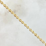 Tobillera Infinito 2.95gr / 24.5cm / Oro Amarillo 18K