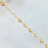 Rosario GC Virgen Milagrosa 6.4gr / 55cm / Oro Amarillo 18K ©