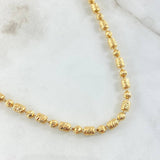 Cadena Militar Morse 15.65gr / 60cm / Oro Amarillo 18K ©