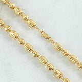 Cadena Militar Morse 15.65gr / 60cm / Oro Amarillo 18K ©