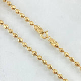 Cadena Militar 17.8gr / 60cm / Oro Amarillo Nac.Esp. 18K