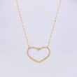 Set Cadena Singapur + Dije Silueta Corazón / 2.05g / 60cm Oro Amarillo 18K