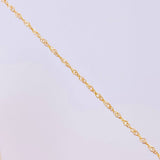 Set Cadena Singapur + Dije Silueta Corazón / 2g / 60cm Oro Amarillo 18K