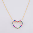 Set Cadena Singapur + Dije Silueta Corazón / 2.05g / 60cm Oro Amarillo 18K