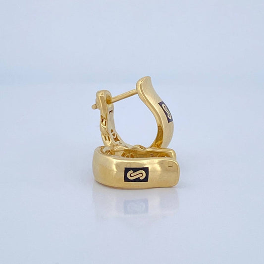 Candongas Cubana Infinito 4.15gr / 1.5cm / Oro Amarillo +4 18K &