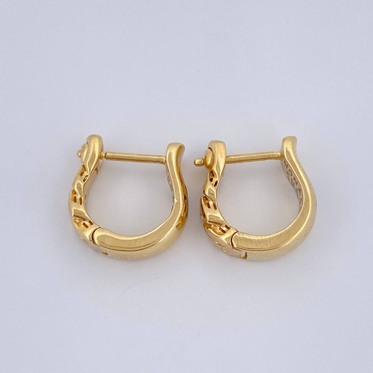 Candongas Cubana Infinito 4.15gr / 1.5cm / Oro Amarillo +4 18K &