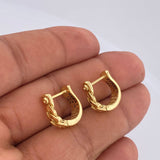 Candongas Cubana Infinito 4.2gr / 1.5cm / Oro Amarillo +4 18K &