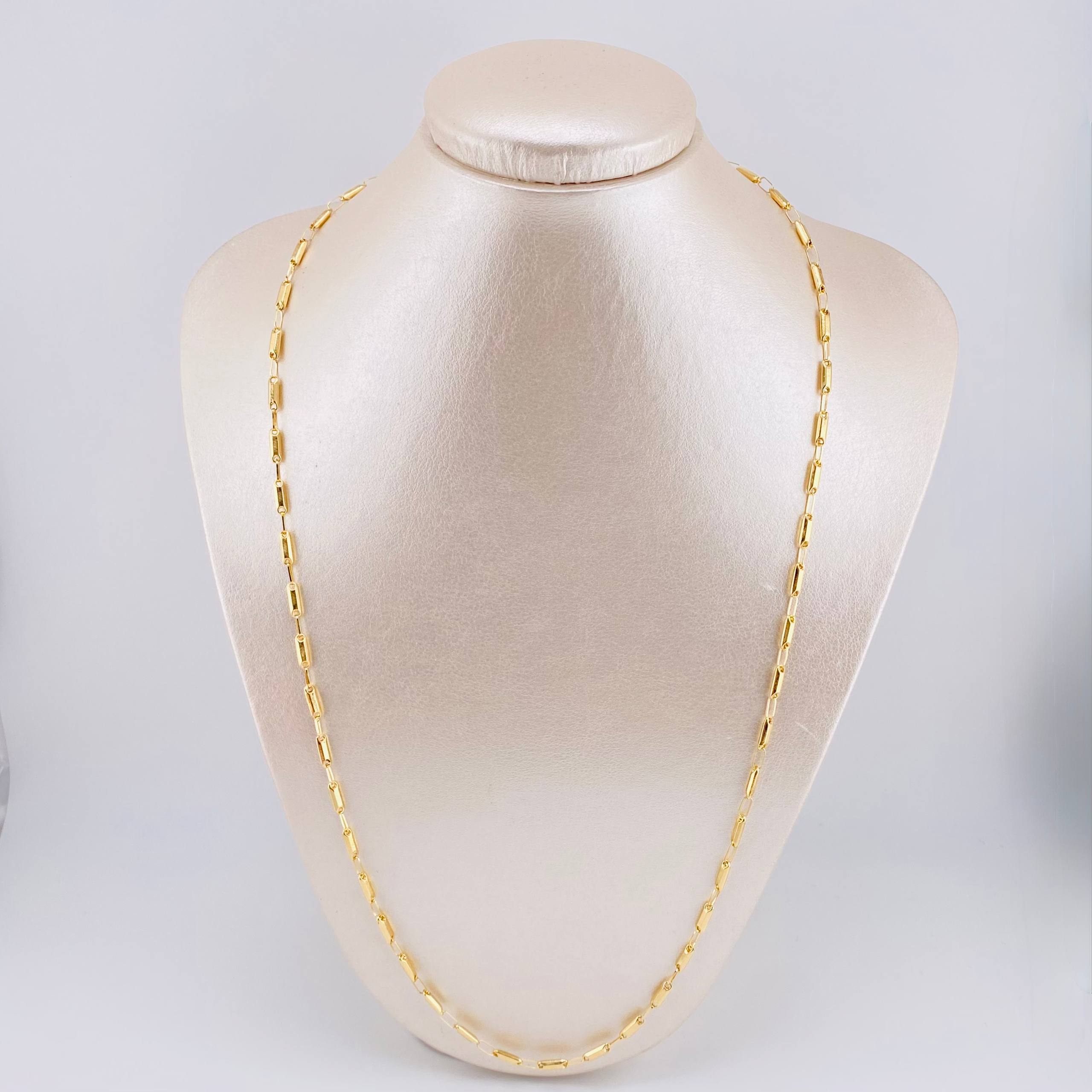 Cadena Rustica Adige 7.65gr / 65cm / 2.8mm Oro Amarillo 18K ©