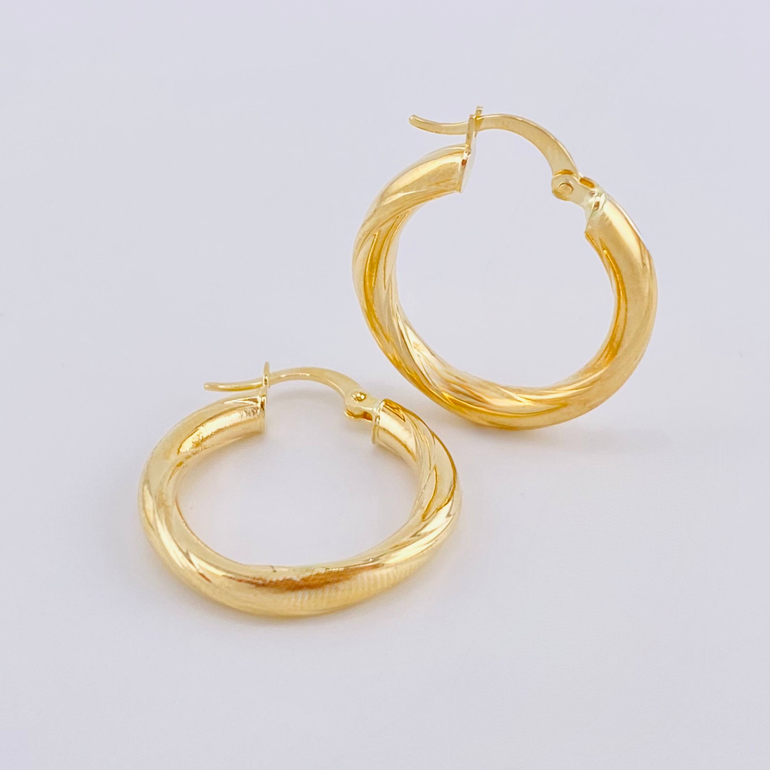 Candongas Mary 2.8gr / 2.5cm / Oro Amarillo 18K
