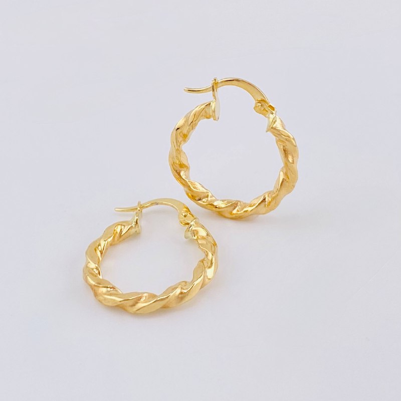 Candongas Milu 1.8gr / 2.3cm / Oro Amarillo 18K ©