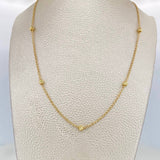 Cadena Espiga 2.9 g / 43 cm / 4 mm Oro Amarillo 18K