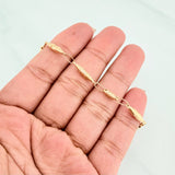 Pulso Rustico Dubai 3.75 g / 22 cm / 3.92 mm Oro Amarillo 18K