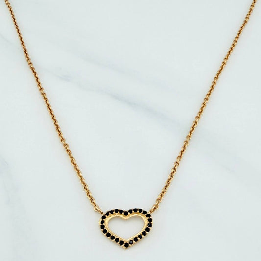 Cadena Aro Seguido Corazon 4.5 g / 53.5 cm / 1.53 mm Oro Amarillo 18K