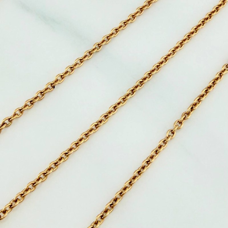 Cadena Aro Seguido Corazon 4.5 g / 53.5 cm / 1.53 mm Oro Amarillo 18K