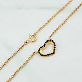 Cadena Aro Seguido Corazon 4.5 g / 53.5 cm / 1.53 mm Oro Amarillo 18K