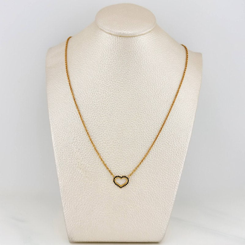 Cadena Aro Seguido Corazon 4.5 g / 53.5 cm / 1.53 mm Oro Amarillo 18K