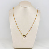 Cadena Aro Seguido Corazon 4.5 g / 53.5 cm / 1.53 mm Oro Amarillo 18K