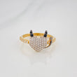 Anillo Corazon Devil 2.7 g / T8 Oro Amarillo 18K