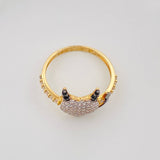 Anillo Corazon Devil 2.7 g / T8 Oro Amarillo 18K