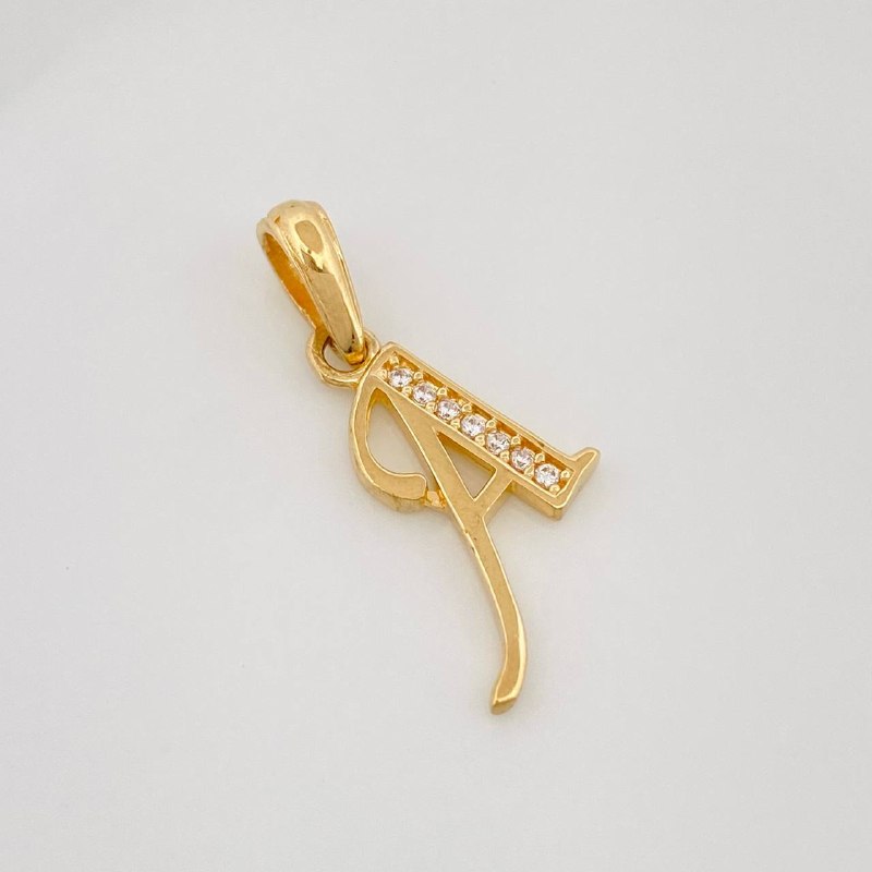 Dije Letra A 1 g / 2 cm Oro Amarillo 18K