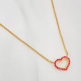 Cadena Aro Seguido Corazon 4.2 g / 47.5 cm / 1.74 mm Oro Amarillo 18K