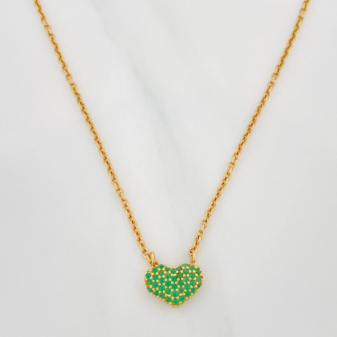 Cadena Aro Seguido Corazon 4.3 g / 47.5 cm / 1.02 mm Oro Amarillo 18K