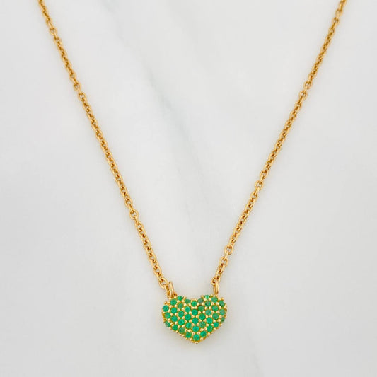 Cadena Aro Seguido Corazon 4.3 g / 47.5 cm / 1.02 mm Oro Amarillo 18K