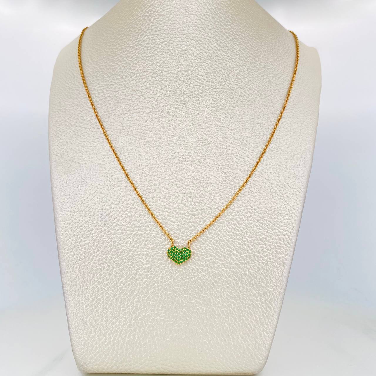 Cadena Aro Seguido Corazon 4.3 g / 47.5 cm / 1.02 mm Oro Amarillo 18K