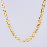 Cadena Cubana 6.65g / 60cm / 5.25mm Oro Amarillo 18K