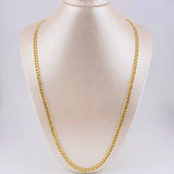 Cadena Cubana 6.65g / 60cm / 5.25mm Oro Amarillo 18K
