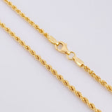 Cadena Lazo 2.75g / 45cm / 2.2mm Oro Amarillo 18K