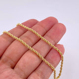 Cadena Lazo 2.75g / 45cm / 2.2mm Oro Amarillo 18K