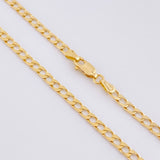 Cadena Panzer 14.2g / 70cm / 3.05mm Oro Amarillo 18K