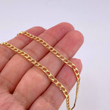Cadena Panzer 14.2g / 70cm / 3.05mm Oro Amarillo 18K