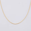 Cadena Morse 1.5g / 45cm / 0.75mm Oro Amarillo 18K