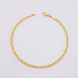 Pulso Escalera Plana 1.4g / 16.5cm / 2.2mm Oro Amarillo 18K
