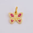 Dije Mariposa 1.45 g / 1.7 cm Oro Amarillo 18K