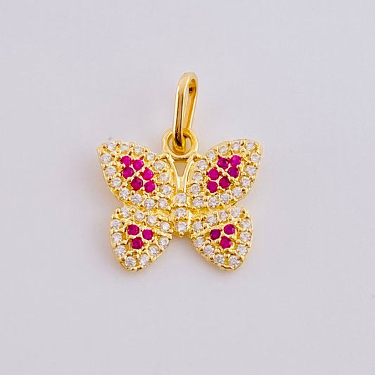 Dije Mariposa 1.45 g / 1.7 cm Oro Amarillo 18K