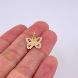 Dije Mariposa 1.45 g / 1.7 cm Oro Amarillo 18K