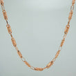 Cadena Rustica Barril 8.2gr / 60.4cm / 1.45mm Oro Rosa 18K $