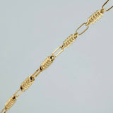 Cadena Rustica Barril 7.7 g / 61 cm / 3 mm Oro Amarillo 18K