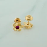 Topos Flor 1.1gr / 7.5mm Oro Amarillo 18K %